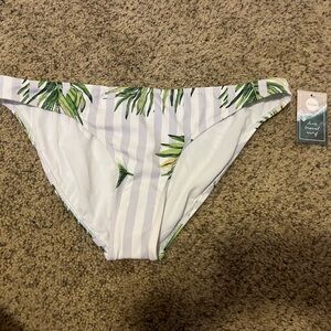 Eidon Bikini Bottoms Full Coverage - Size XL - Purple/ White / Green
